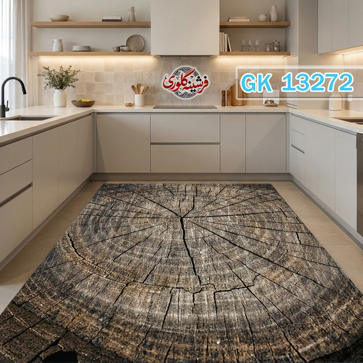 فرش آشپزخانه ضد پرزدهی و قابل شست و شو دارای ترمز فرش کد GK-13272